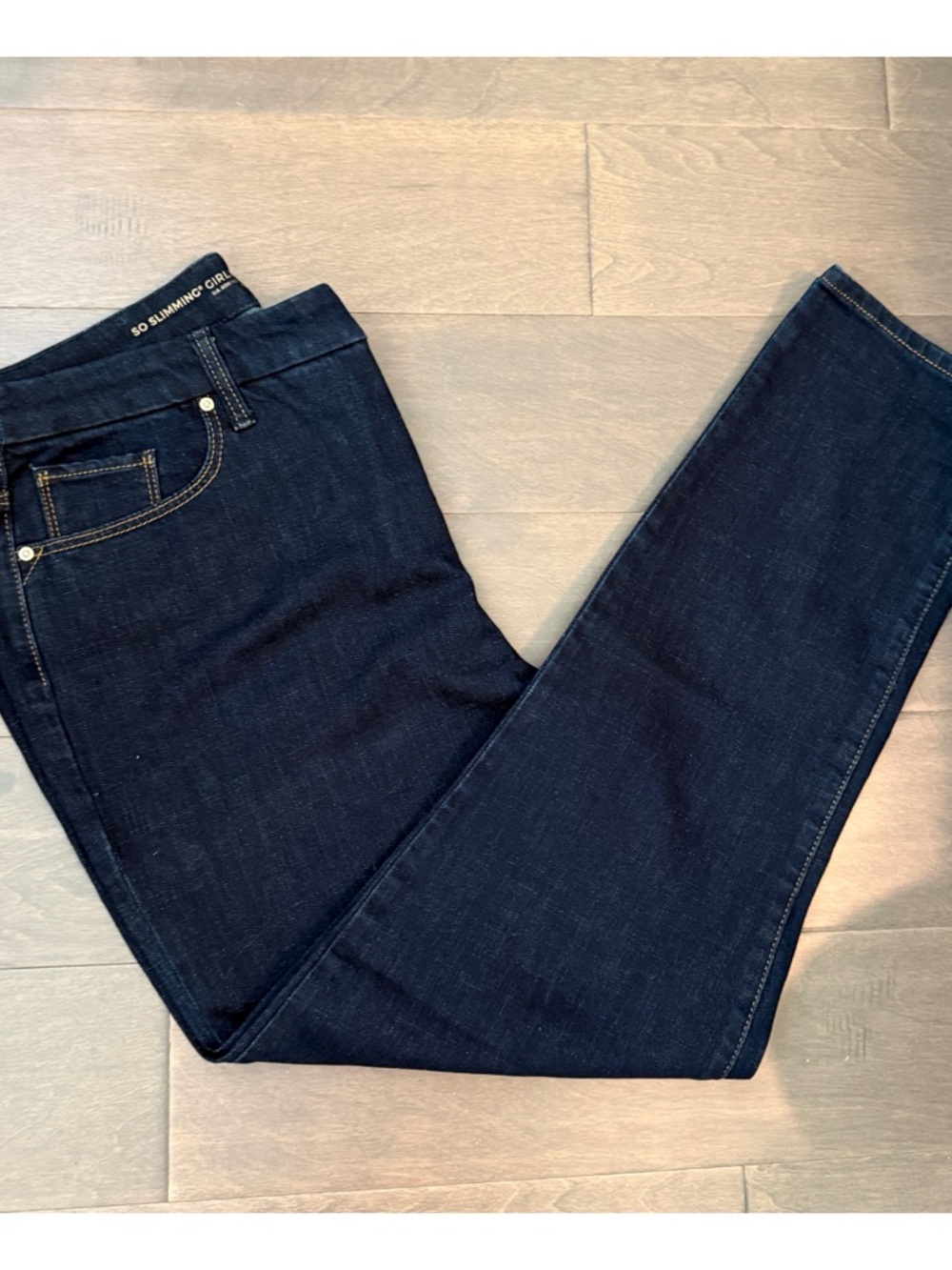 NWOT Chico's So Slimming Slim Leg Dark Wash Indigo Ankle Jeans 12 Chico 2